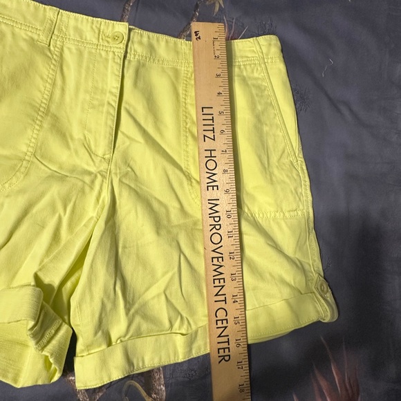 Yellow Women's Shorts - Picture 4 of 11